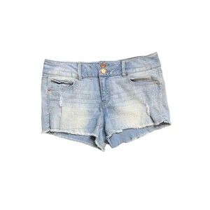 Refuge Women’s Light Wash Cutoff Denim Shorts Size 10